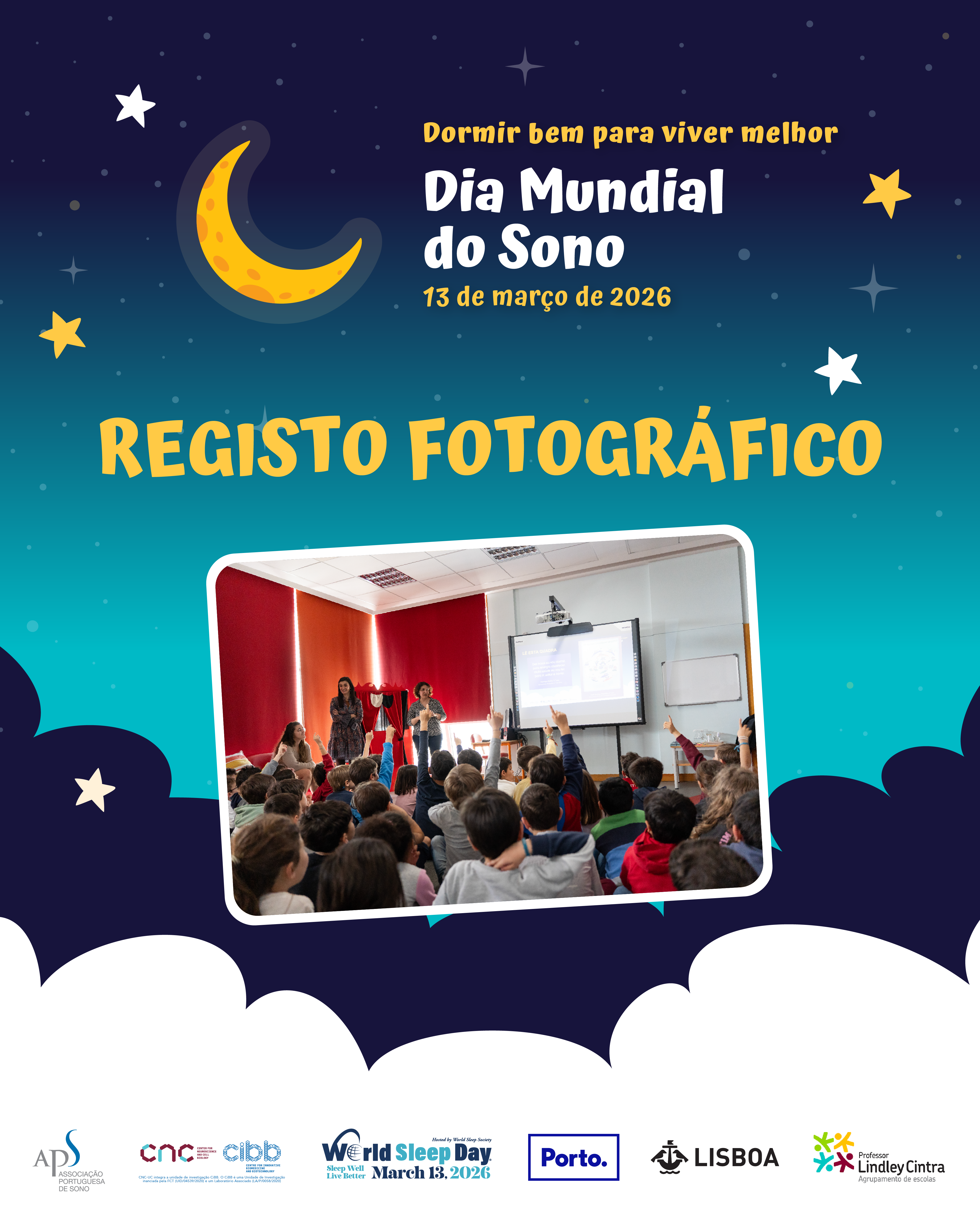 APS e CNC-UC levam a importância do sono a dezenas de alunos