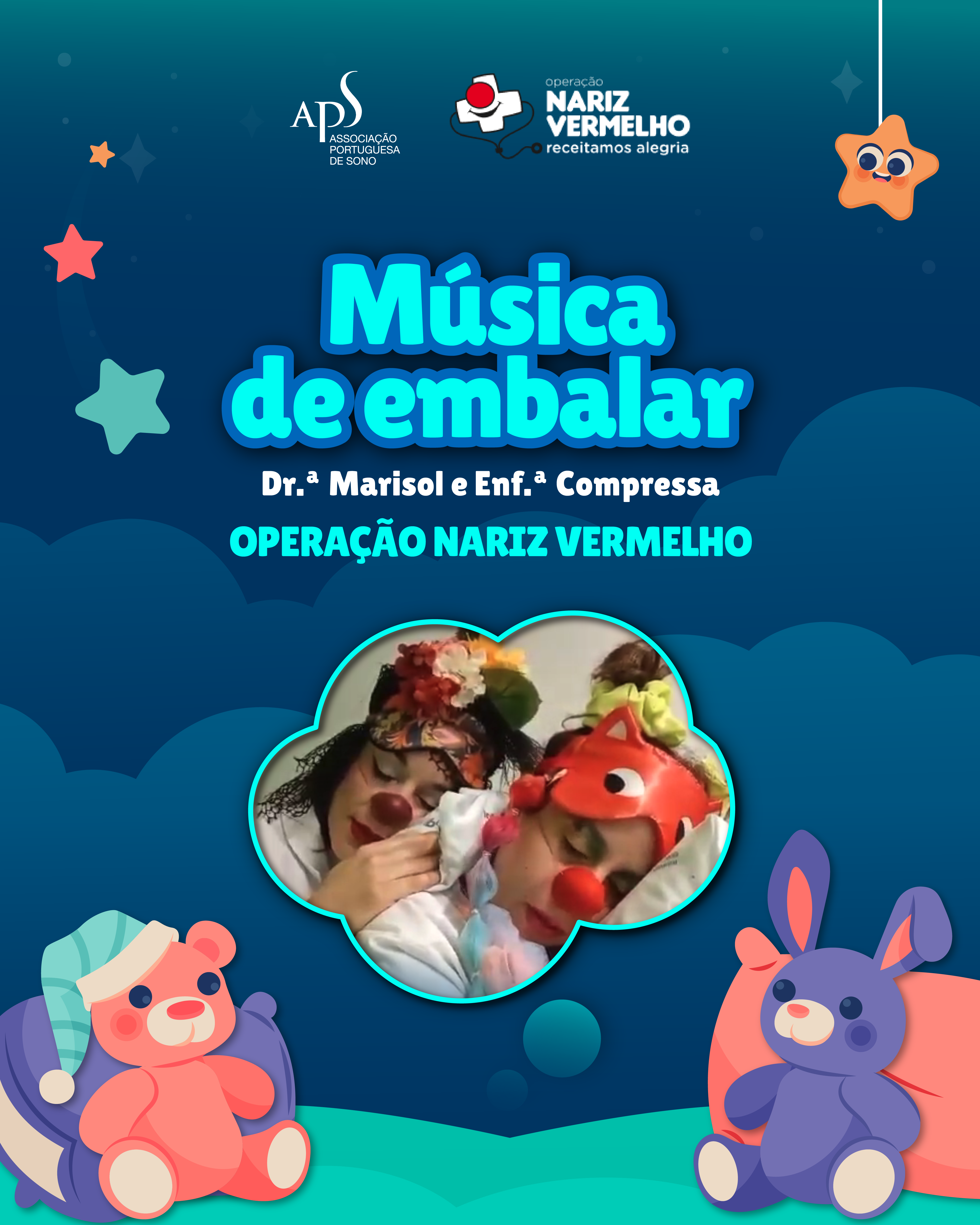 A música de embalar da Operação Nariz Vermelho para toda a família
